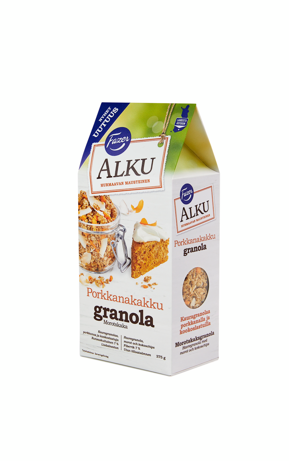 Fazer Alku Porkkanakakku granola 375g — HoReCa-tukku Kespro