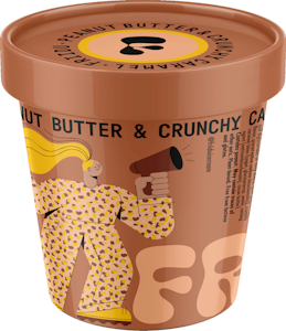 Friidu jäätelö Peanut Butter&Crunchy Caramel 470ml/320g