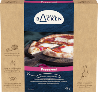 Pizza Backen Pepperonipizza 470g pakaste