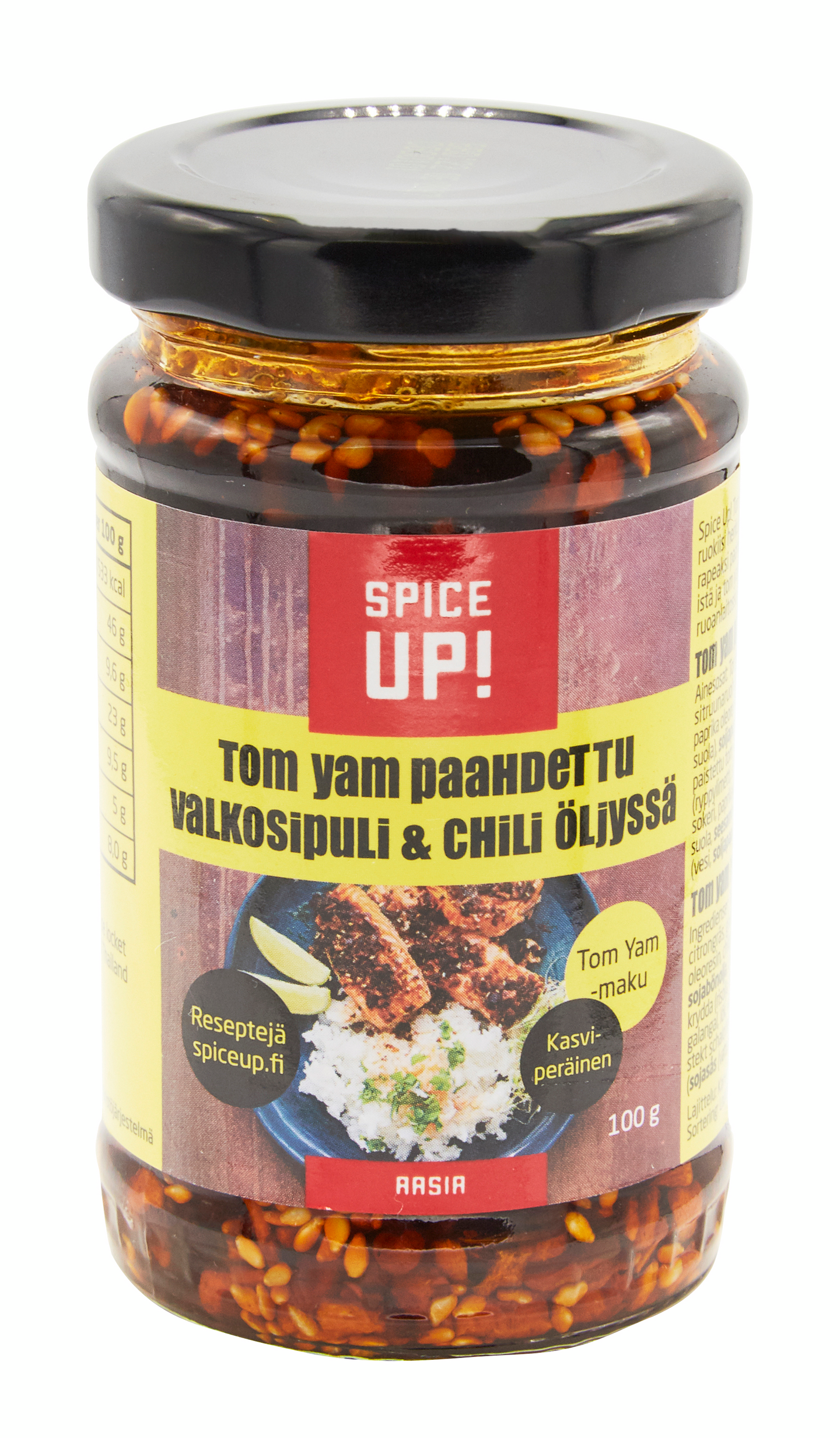 Spice Up! Tom Yam Paahdettu valkosipuli & chili öljyssä 100g