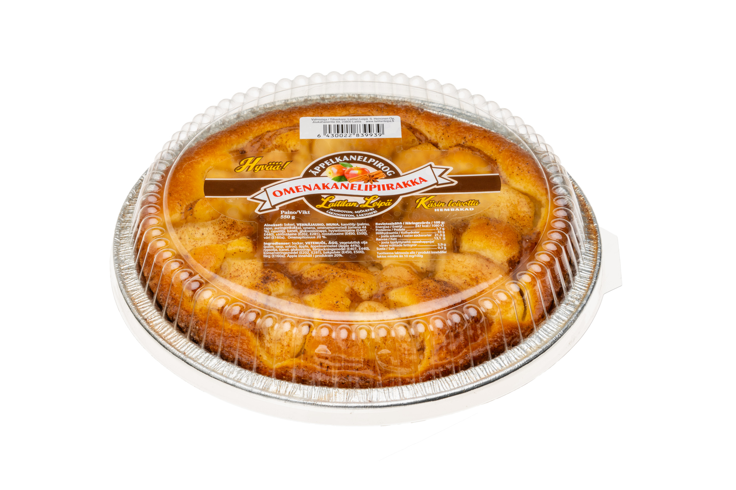 Laitilan Leipä Omena-kanelipiirakka 550g