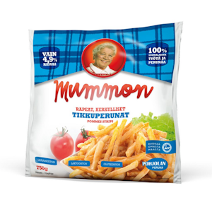 Mummon aidot ohuet tikkuperunat 750 g pakaste