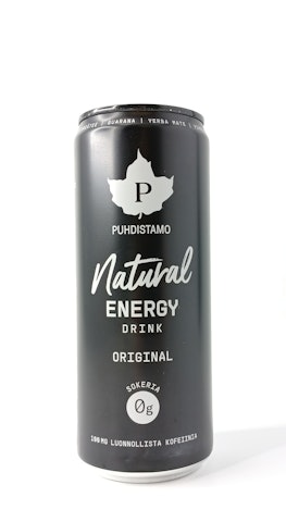 Puhdistamo natural energy drink original luontainen energiajuoma 0,33l