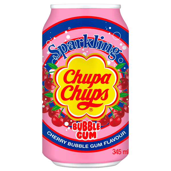 Chupa Chups Cherry Bubble Gum virvoitusjuoma 0,345l