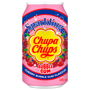 Chupa Chups Cherry Bubble Gum virvoitusjuoma 0,345l