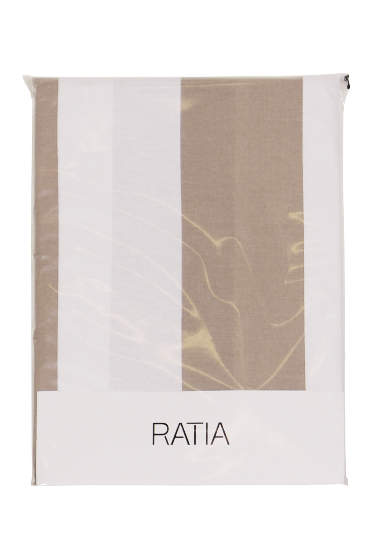 Ratia Raita pussilakanasetti beige-valkoinen