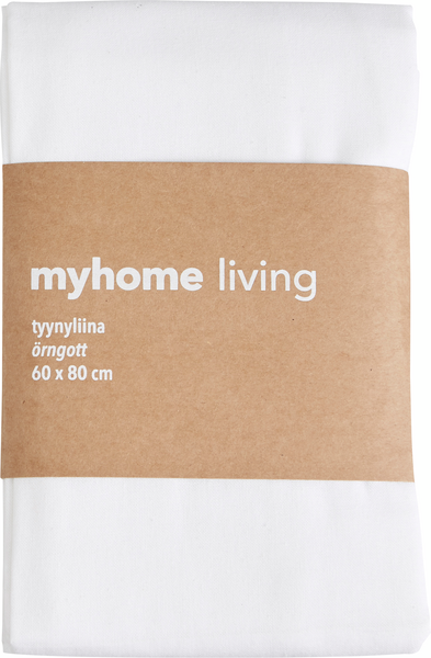 myhome tyynyliina 60x80 cm valkoinen