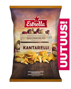 Estrella Sadonkorjuu sipsi 250g kantarelli