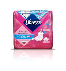 Libresse side Ultra Normal Wing Deo Fresh tuoksullinen 10 kpl