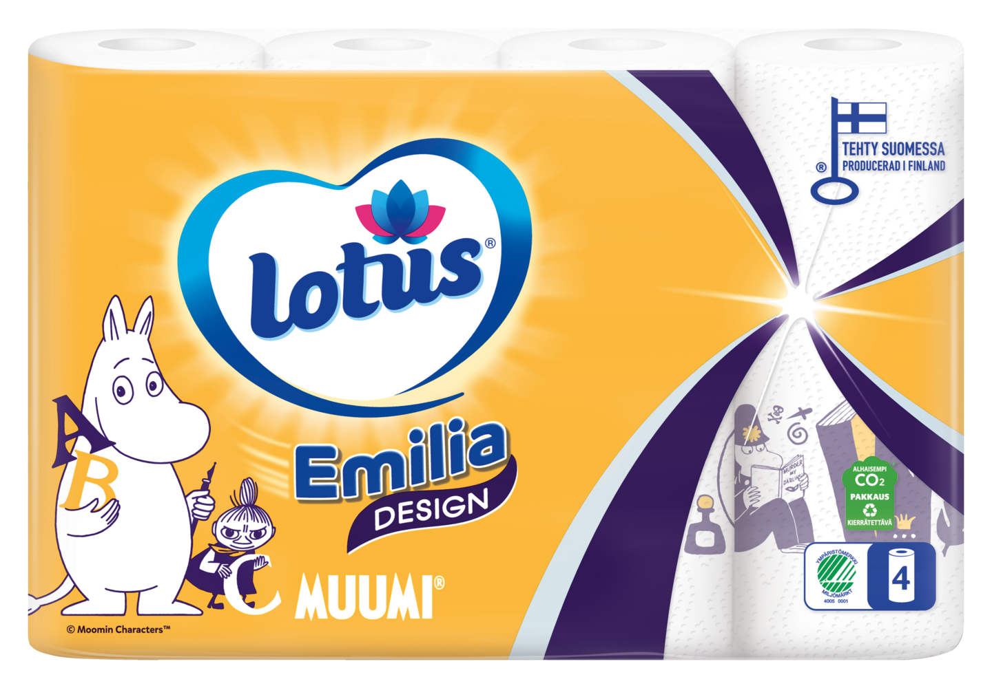 Lotus Emilia Design Fun talouspaperi 4 rll