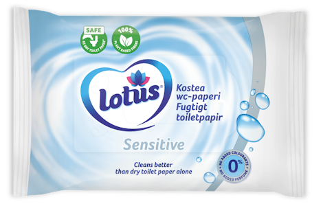 Lotus kostea wc-paperi 42kpl Sensitive