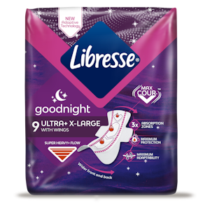 Libresse ohutside 9kpl Ultra Night Extra Wing