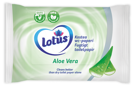 Lotus kostea wc-paperi 42kpl Aloe Vera