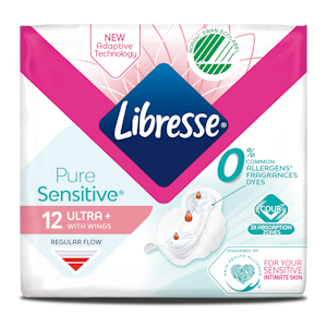 Libresse side 12kpl Ultra Norm Pure Sensitive with wings