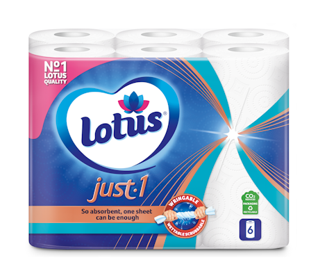 Lotus Just1 talouspaperi 6 rll