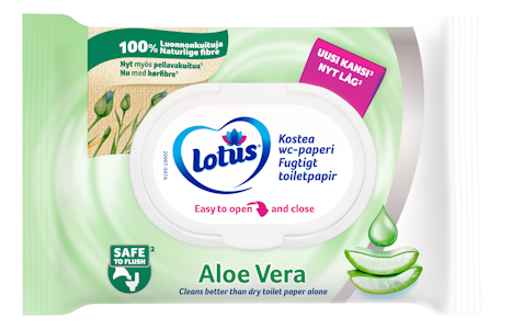 Lotus kostea wc-paperi 42kpl Aloe Vera