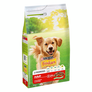 Friskies Adult Runsaasti Lihaa 4kg koiranruoka