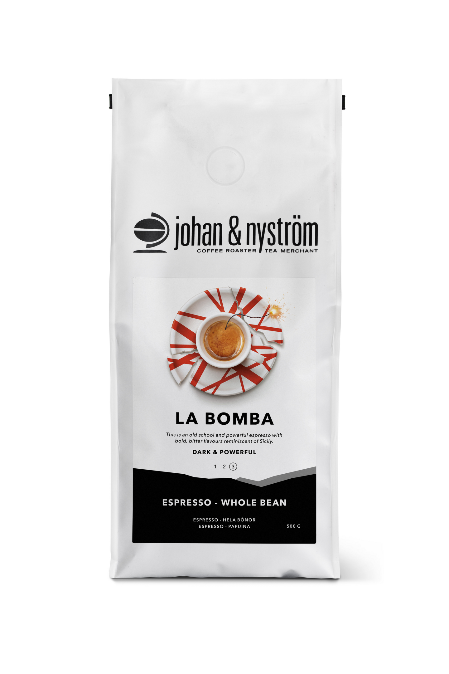 Johan & Nyström La Bomba papukahvi 500 g Espresso
