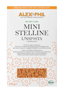 Alex&Phil Luomu Mini Stelline linssipasta 250g