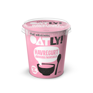 Oatly havregurt 400g mansikka