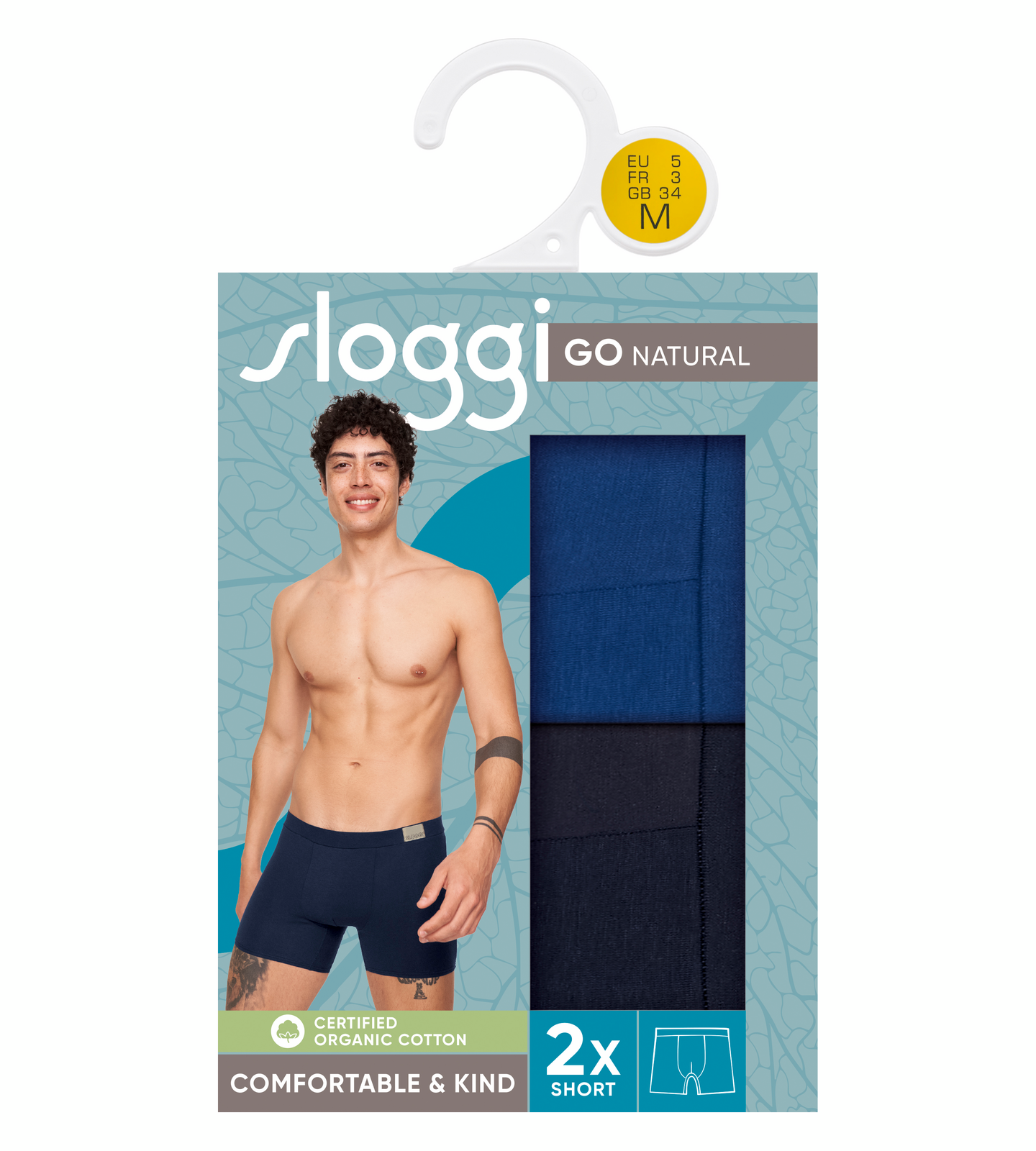 Sloggi men GO ABC Natural H bokserit 2kpl/pkt