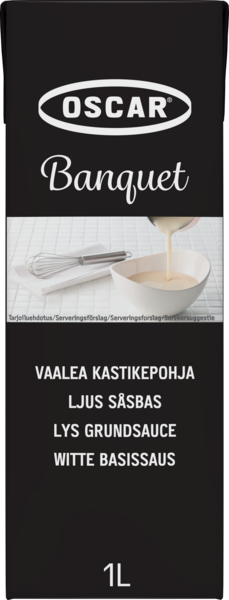 Oscar banquet vaalea kastikepohja 1l