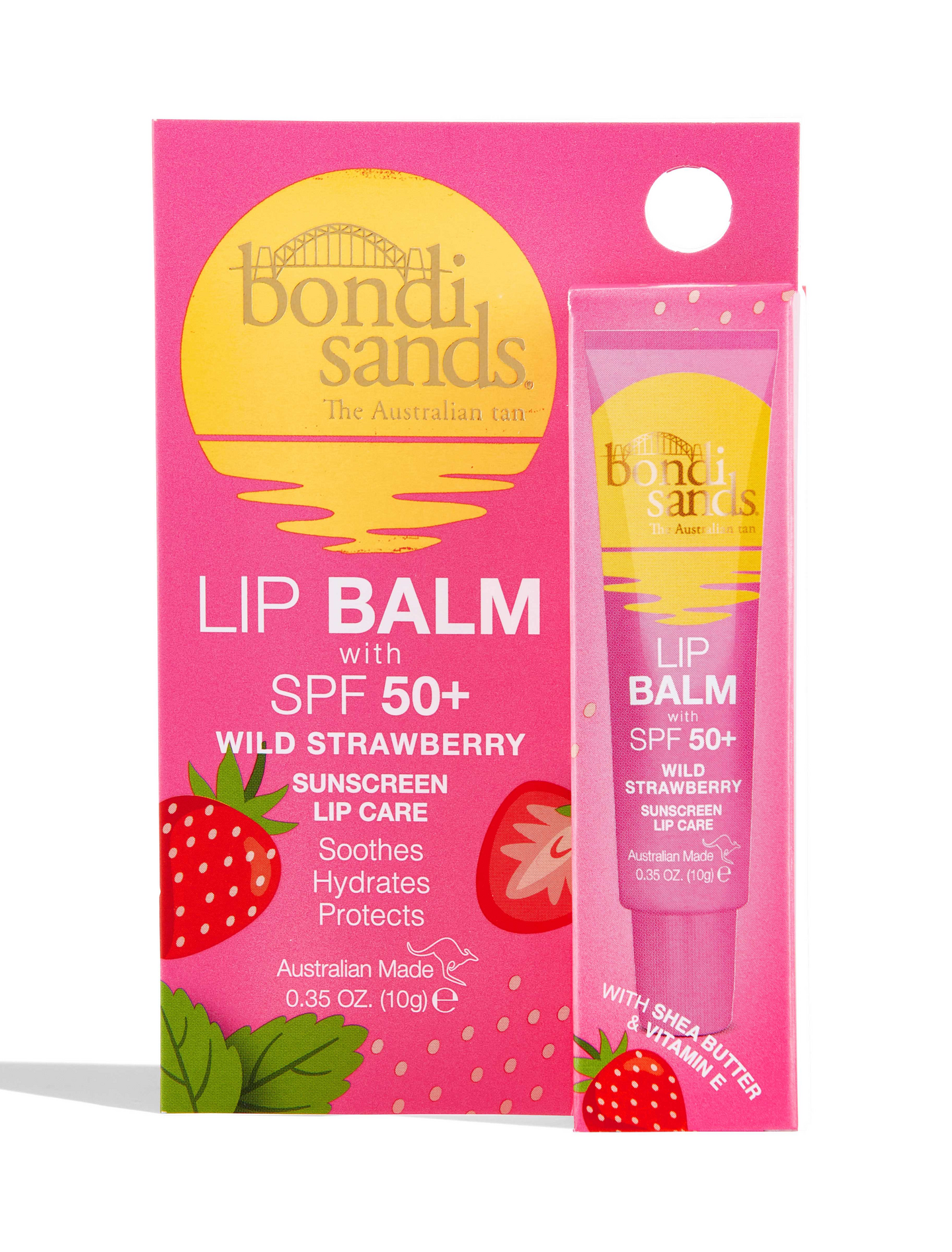 Bondi Sands huulivoide SPF50+ Lip Balm Strawberry 10g