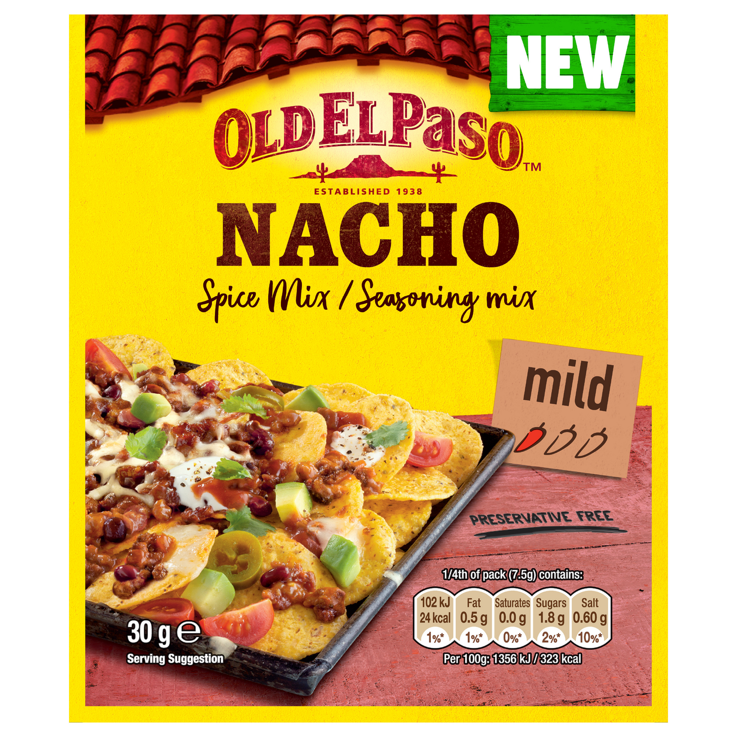 Old El Paso Spice Mix maustesekoitus 30g Nacho