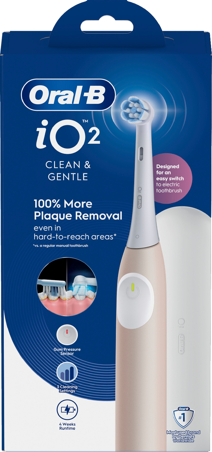 Oral-B iO2 Calm Pink -sähköhammasharja + matkakotelo