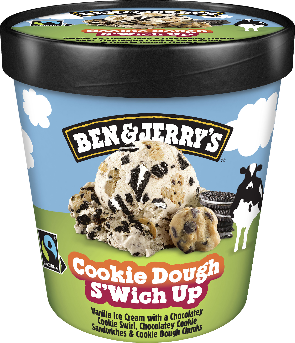Ben & Jerry's jäätelö 465ml/404g Cookie Dough S'Wich Up