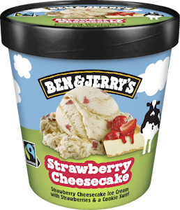 Ben & Jerry's jäätelö 465ml Strawberry Cheesecake