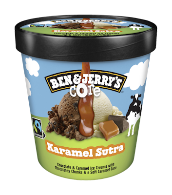 Ben & Jerry's jäätelö 465ml  Karamel Sutra Core