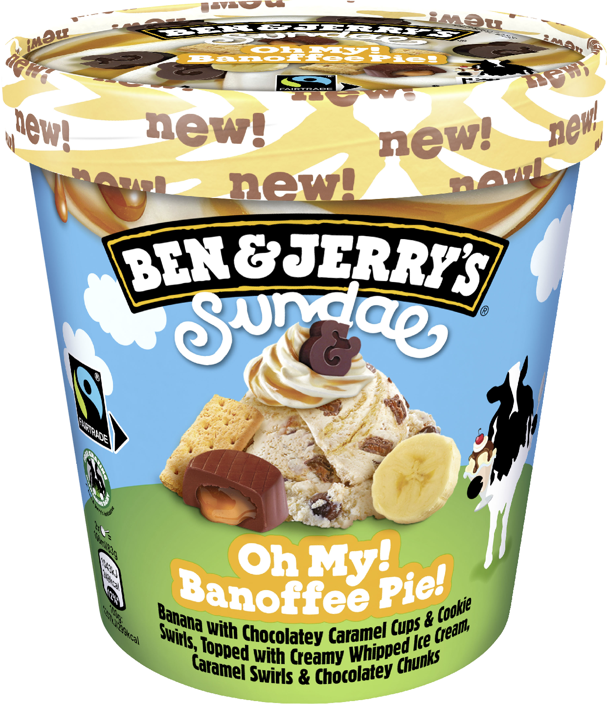 Ben & Jerry's jäätelö 427ml/353g Oh my! Banoffee Pie!