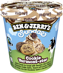 Ben & Jerry's jäätelö 427ml/324g Sundae Cookie Vermont-ster