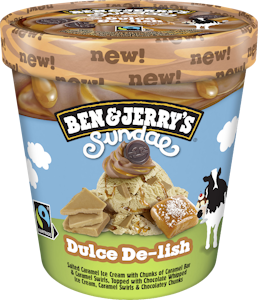 Ben&Jerry's jäätelö 427ml Sundae Dulce De-Lish 345g