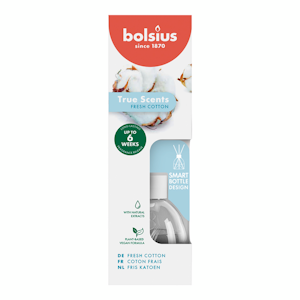 Bolsius tuoksutikut 60ml True Scents Fresh Cotton