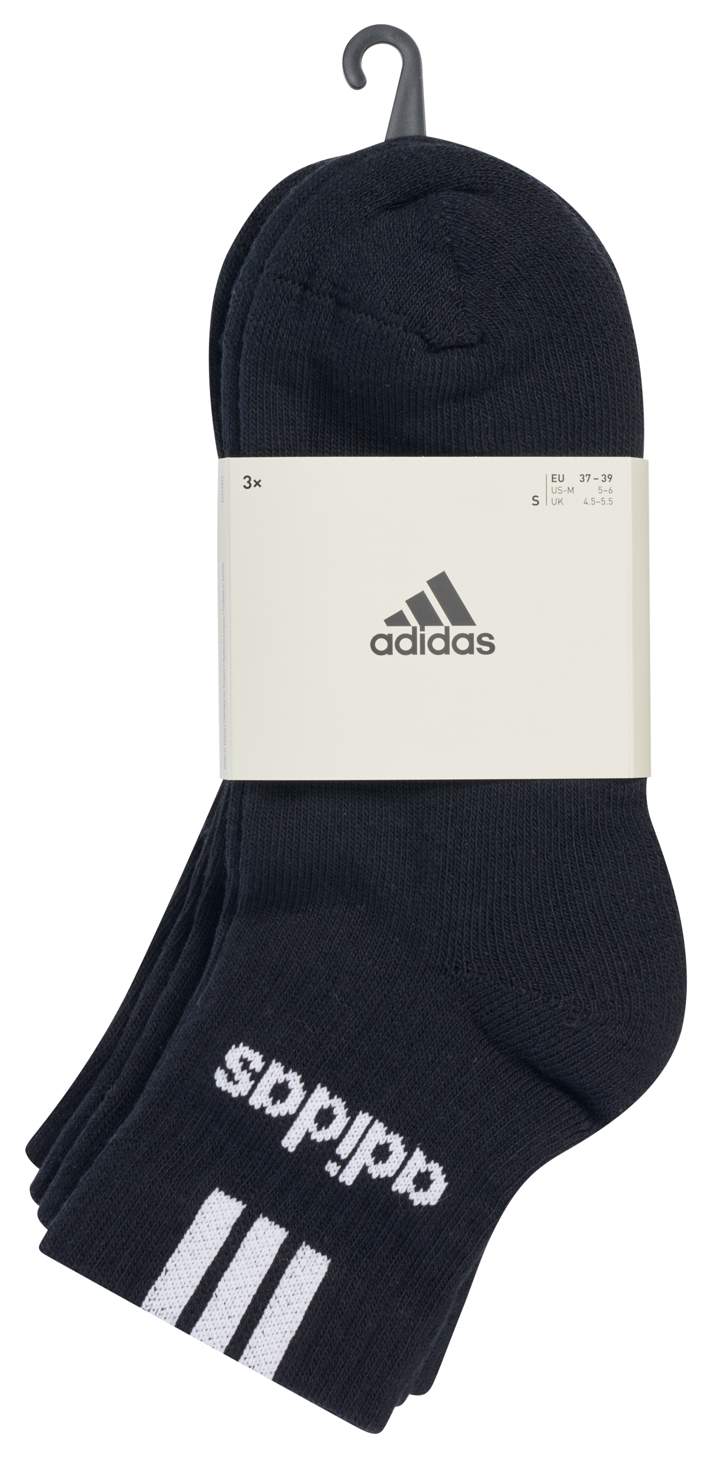 Adidas 3S Lin sukat 3pr/pkt