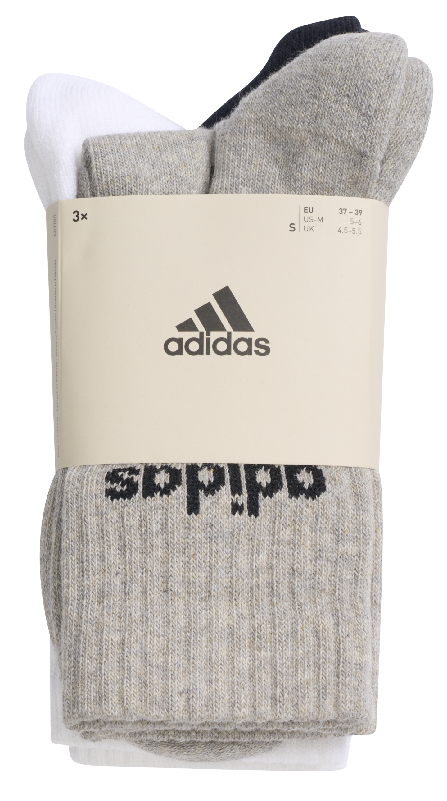 Adidas 3S Lin sukat 3pr/pkt