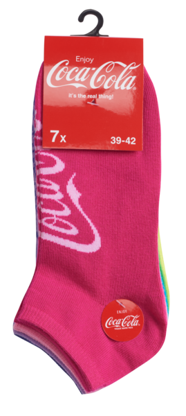 Coca Cola sneaker sukat 7pr/pkt