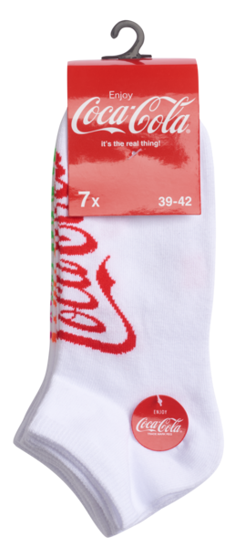 Coca Cola sneaker sukat 7pr/pkt