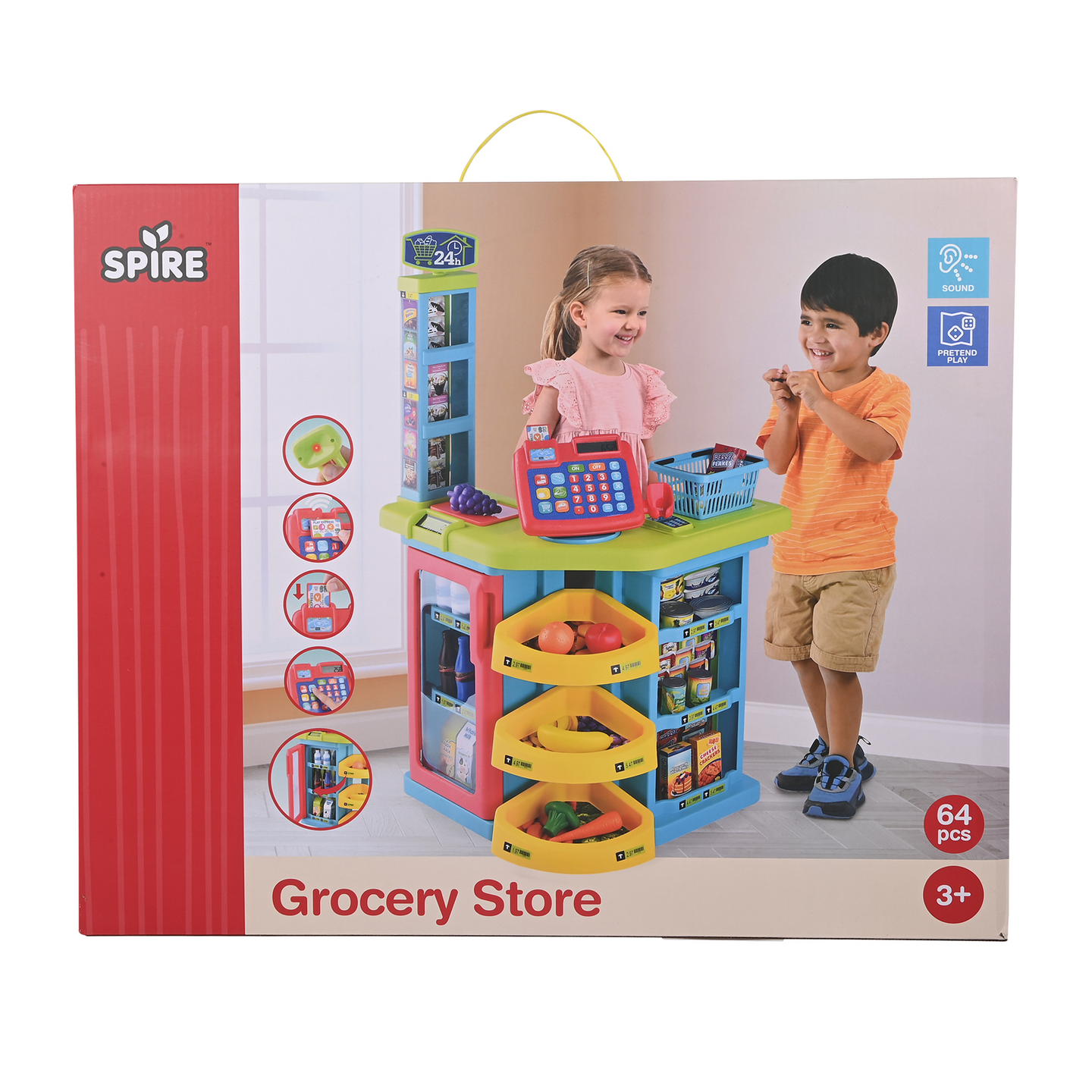 Kauppaleikkisetti 64 osaa