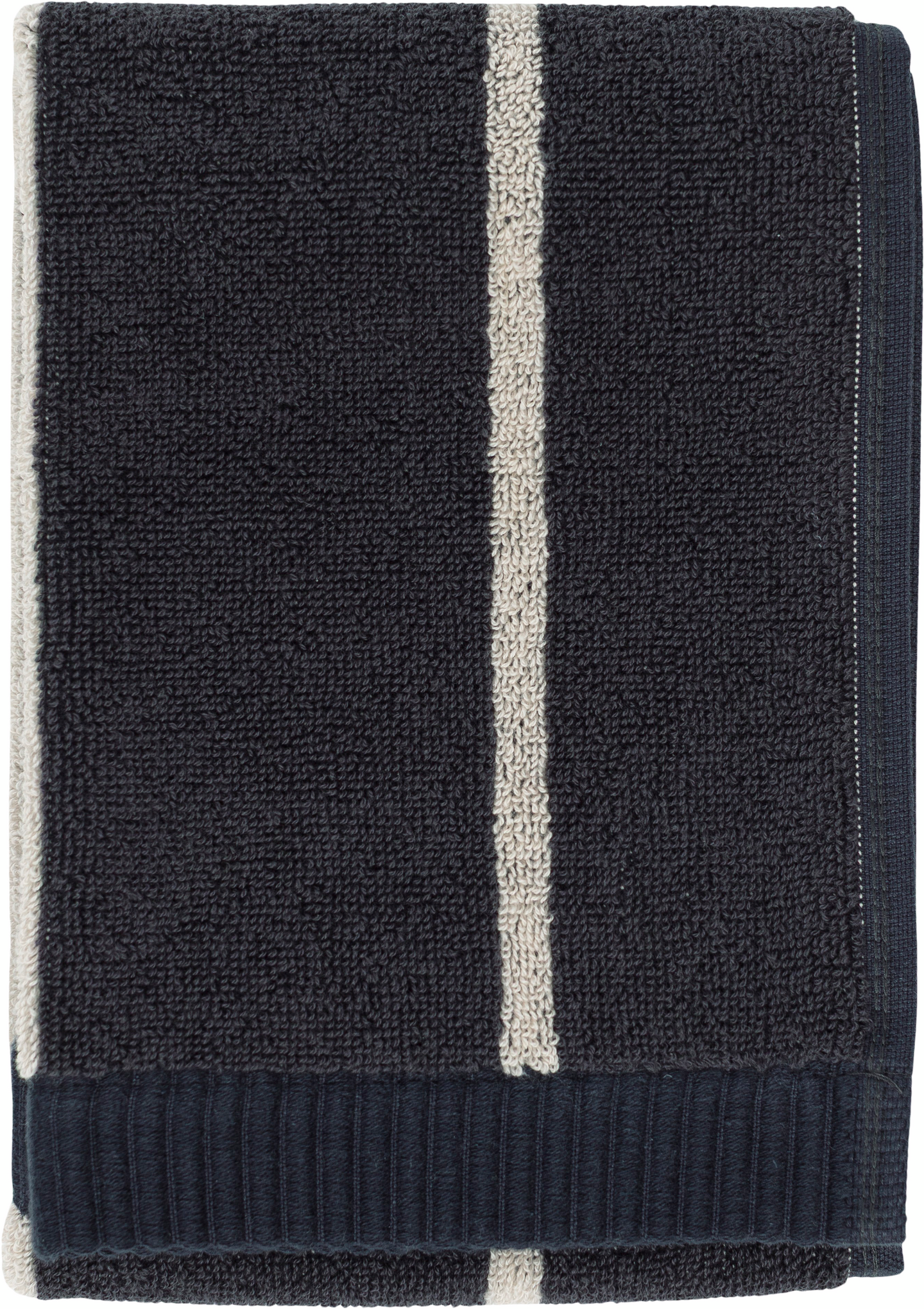 Marimekko Tiiliskivi pyyhe 30x50 cm tummanharmaa-vaalea beige