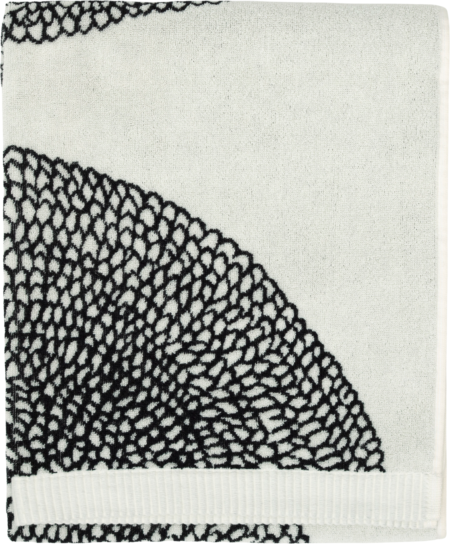 Marimekko Pippurikerä kylpypyyhe 70x140 cm luonnonvalkoinen-musta