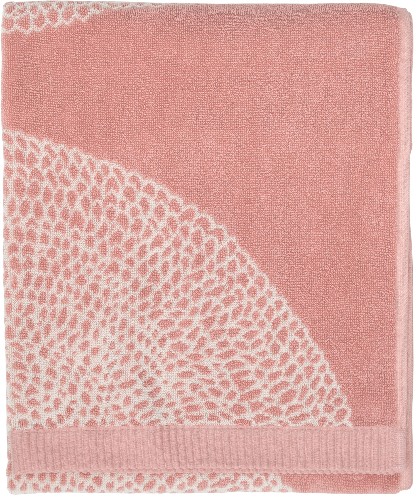 Marimekko Pippurikerä kylpypyyhe 70x140 cm vaaleanpunainen-luonnonvalkoinen
