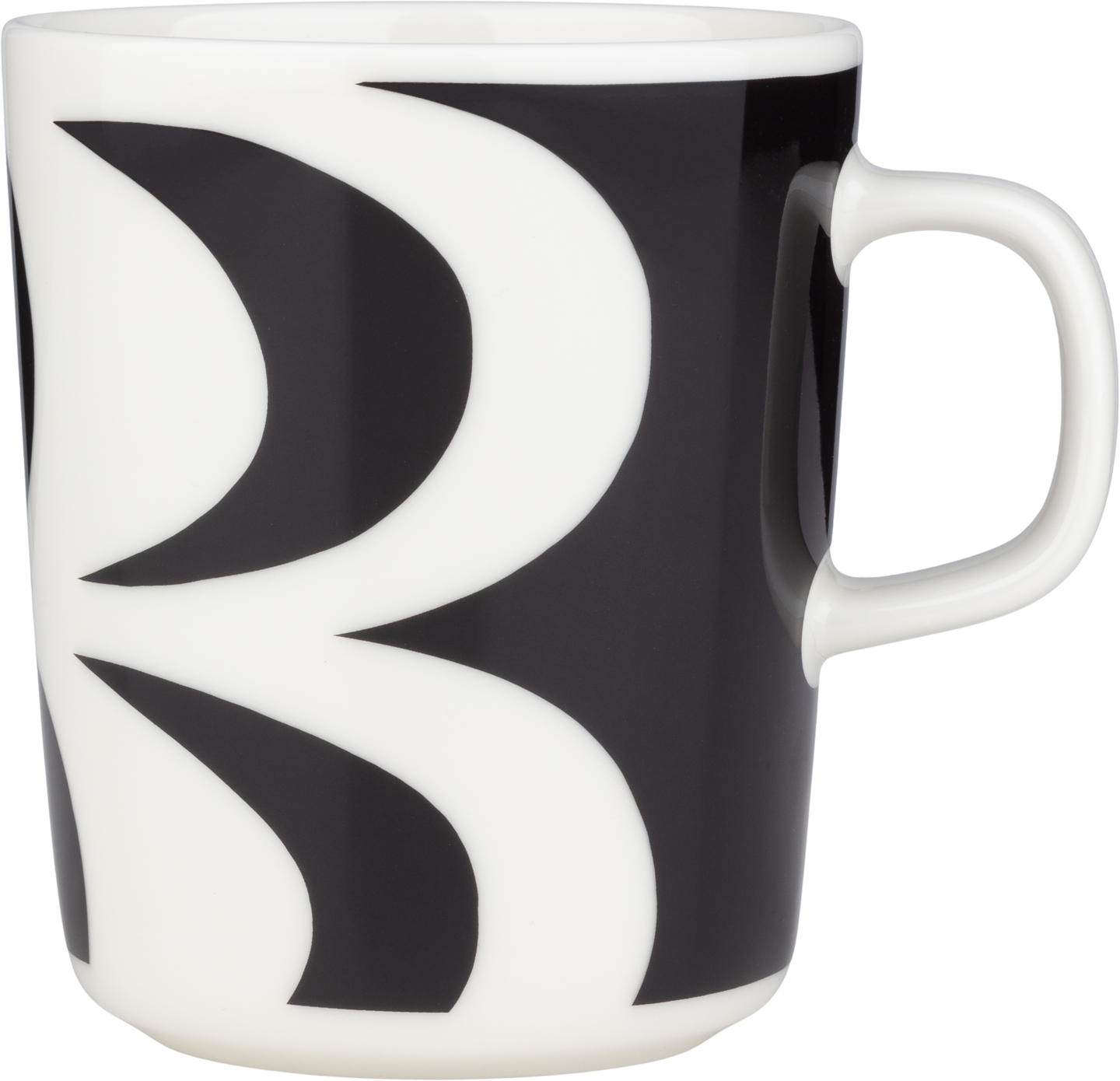 Marimekko Kaivo muki 2,5 dl valkoinen-musta