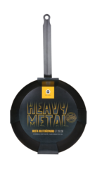 Opa Heavy Metal hiiliteräspannu 28 cm, musta