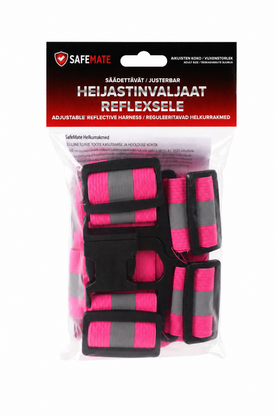SafeMate heijastinvaljaat SR pinkki