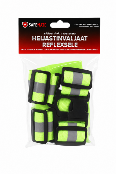 SafeMate heijastinvaljaat JR keltainen