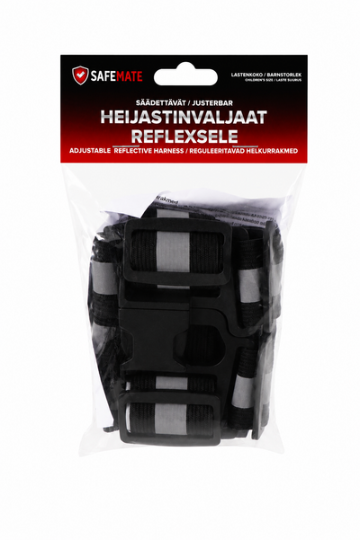 SafeMate heijastinvaljaat JR musta