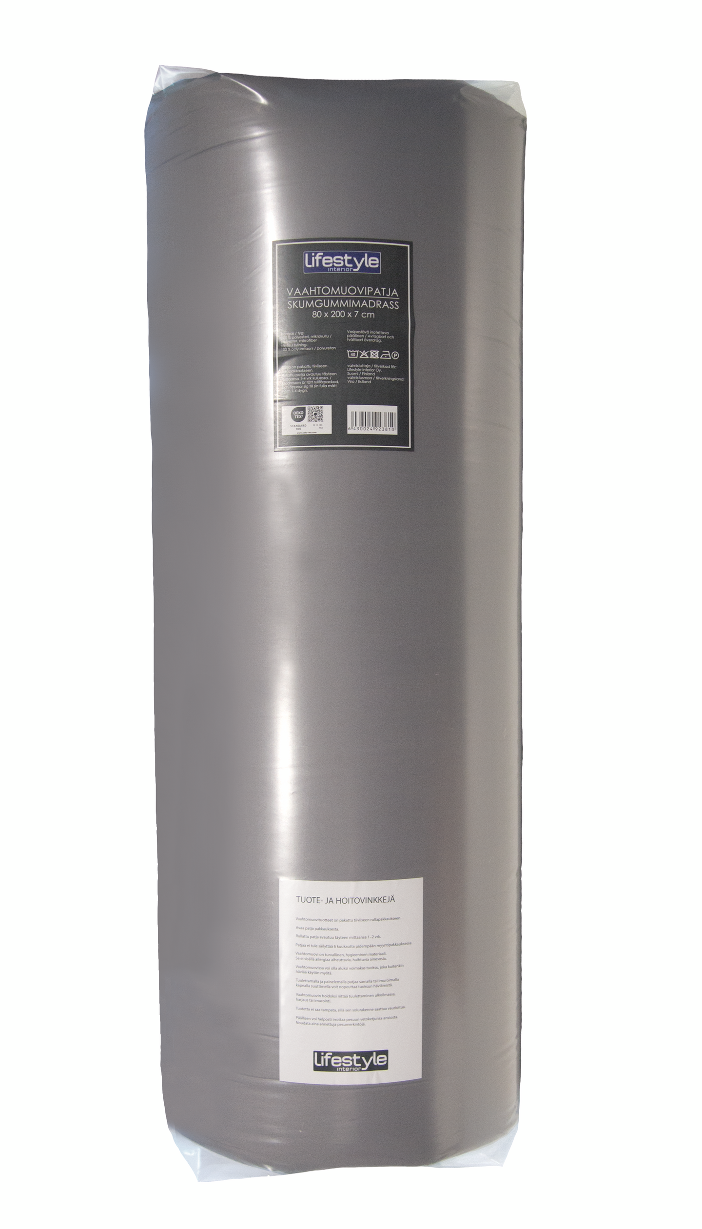 Lifestyle Interior vaahtomuovipatja 80x200x7 cm
